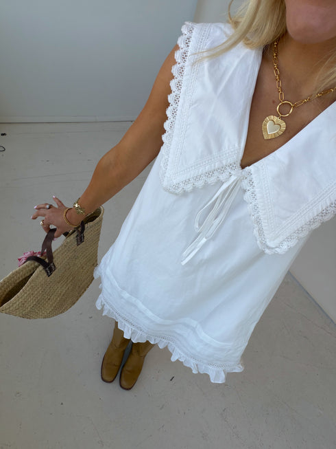 Summer Girl Dress // White