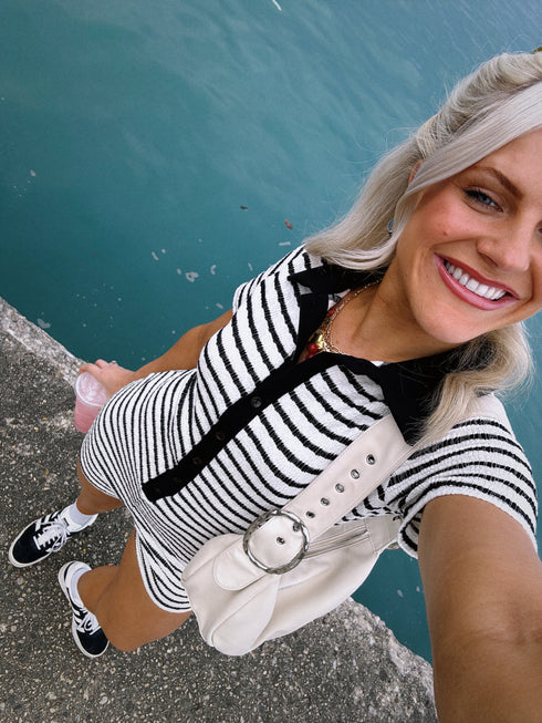 Summer Hunny Striped Romper *RESTOCKED*