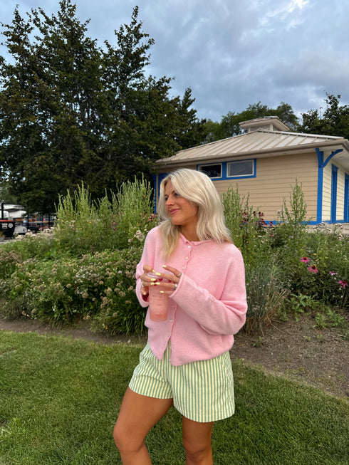 Coco Cutie Cardigan // Baby Pink
