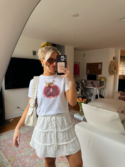 Cutesy Spring Ditsy Skirt