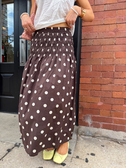 Tiramisu Skirt // Espresso