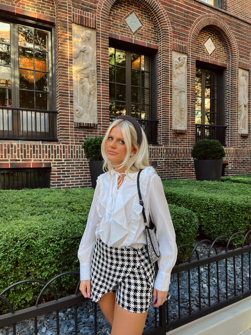 Upper East Side Frill Top