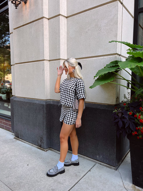 Bow & Pearl Set// Black