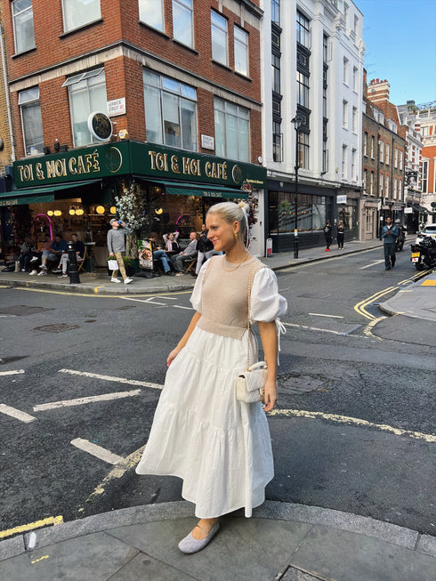 Fall in Paris Dress // White
