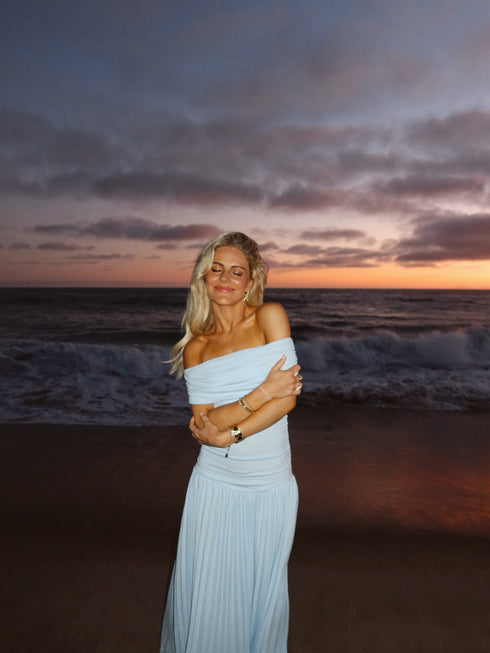 Sunkissed Sunset Dress // Blue