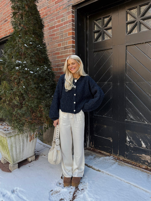 The Phoebe Cardigan // Navy