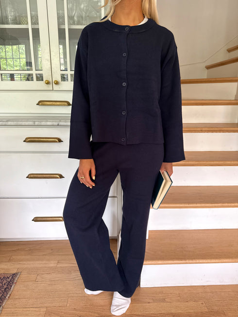 Slow Mornings Pant // Navy *RESTOCKED*