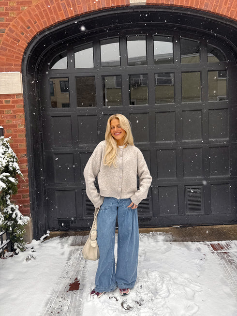 The Kennedy Cardigan // Gray