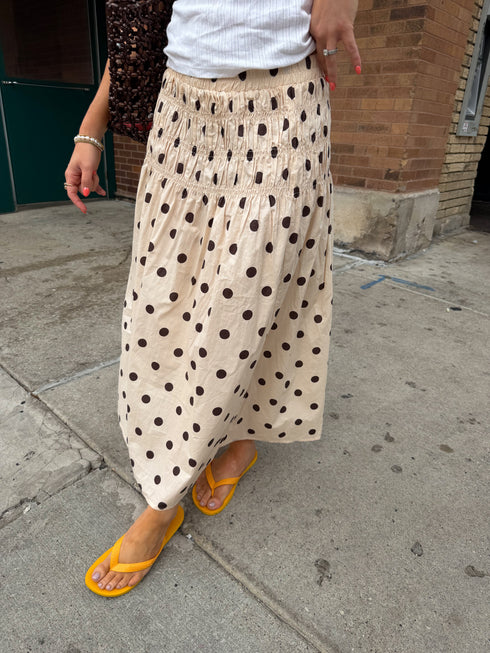Tiramisu Skirt // Cream