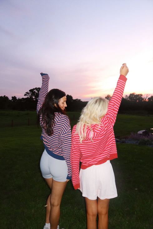 Club Cutie Zip-Up // Cherry
