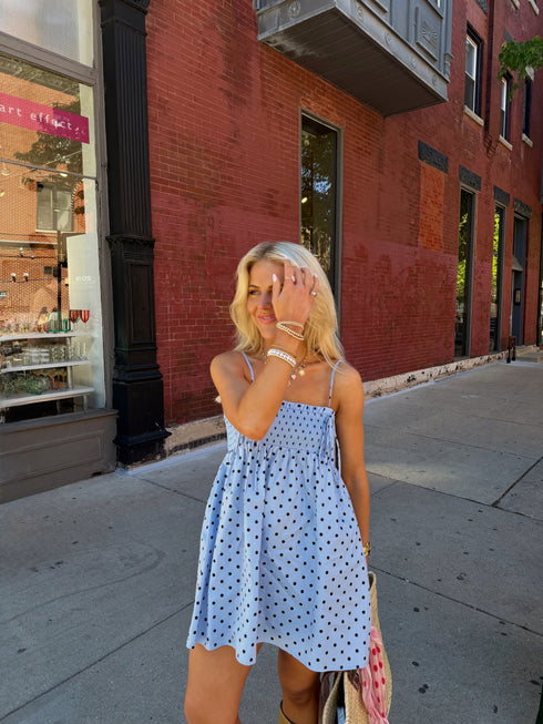 Dottie Days Dress // Sky