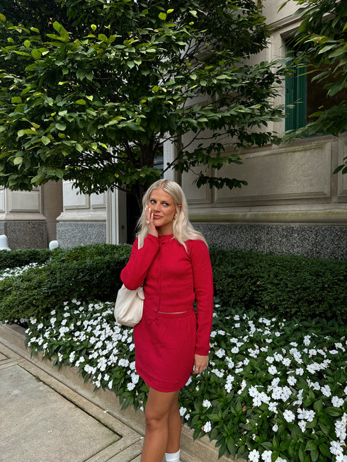 Cherry Girl Knit Set