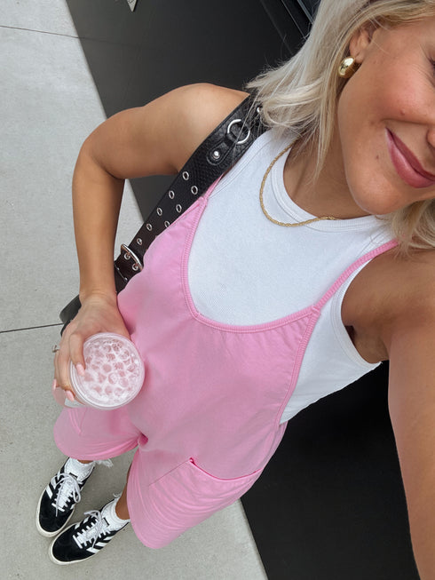 Summer People Romper // Pink