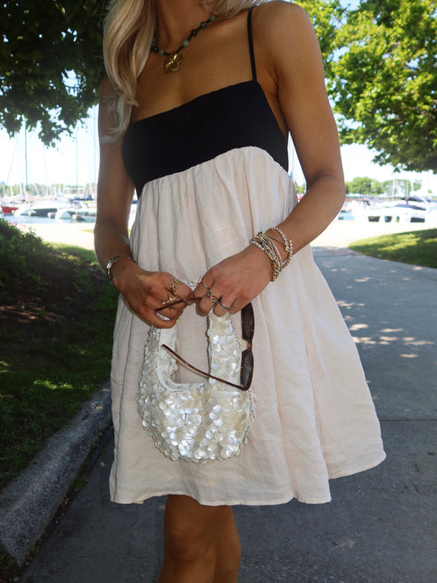 Fun in the Sun Dress // Natural *RESTOCKED*