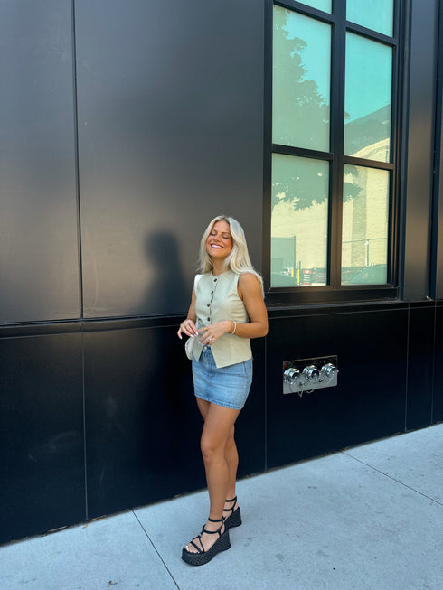 Sofia Summer Top // Sage