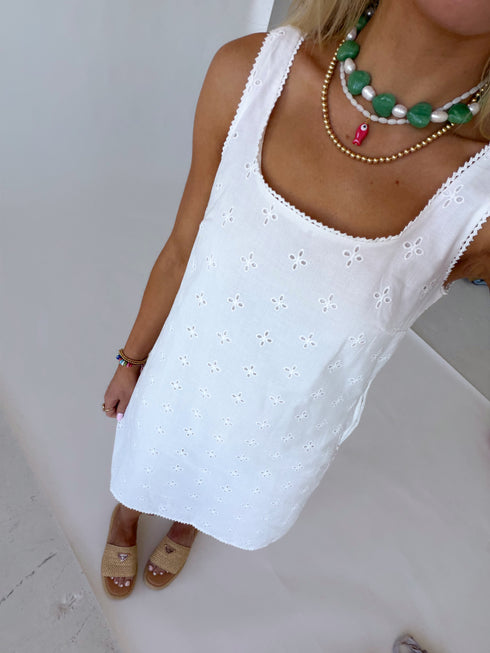 Gelato Dress // White
