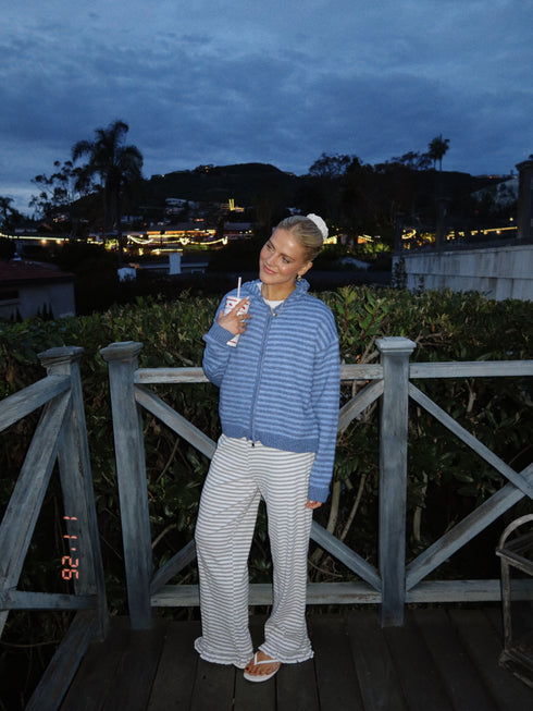 Club Cutie Zip-Up // Ocean