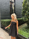 Angel Wings Mini Dress // Black