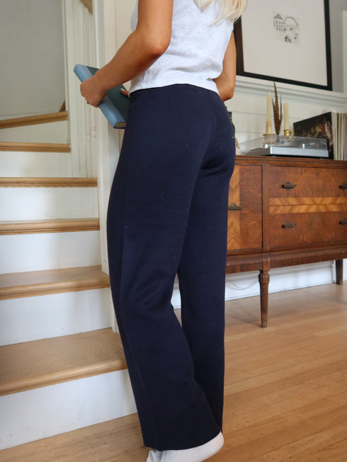Slow Mornings Pant // Navy *RESTOCKED*