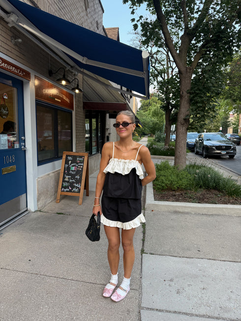 Euro Girl Ruffle Shorts