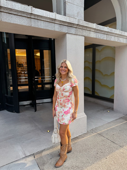 Wildflower Satin Dress