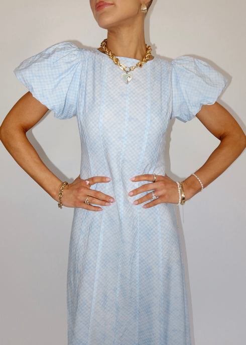 Stay Sunny Dress// Blue