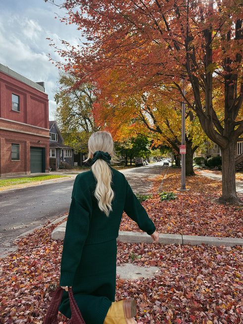 Evergreen Dream Knit Set