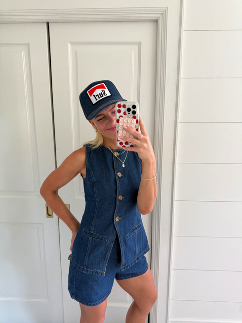 Beachtown Girl Short // Denim