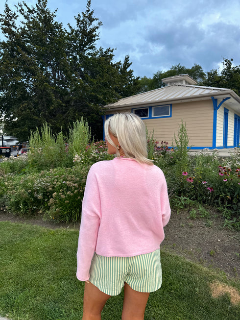 Coco Cutie Cardigan // Baby Pink