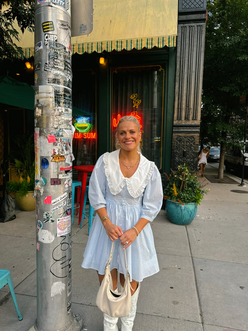 Cape Cod Dress// Blue Stripe