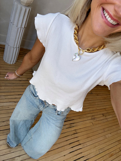 Holy Grail Tee // White