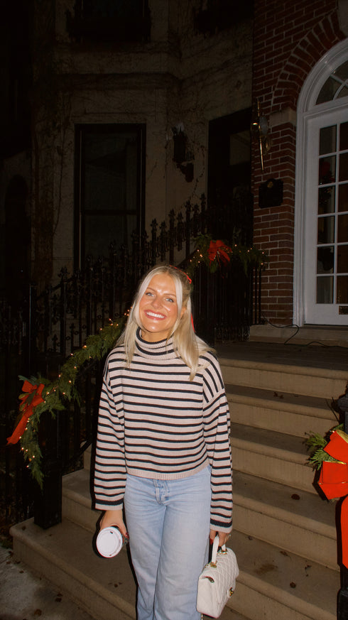 Hype Girl Striped Sweater