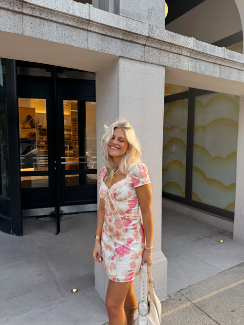 Wildflower Satin Dress