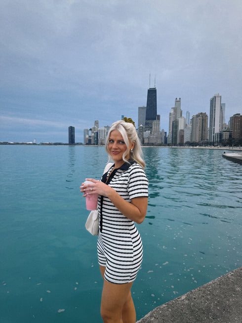 Summer Hunny Striped Romper *RESTOCKED*