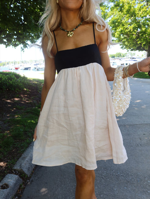Fun in the Sun Dress // Natural *RESTOCKED*