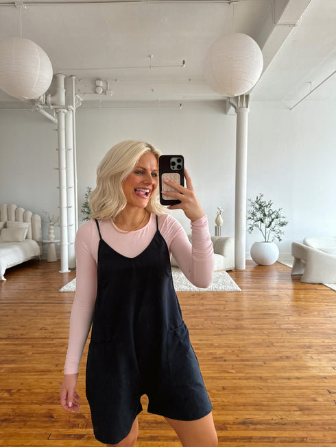 Summer People Romper // Navy