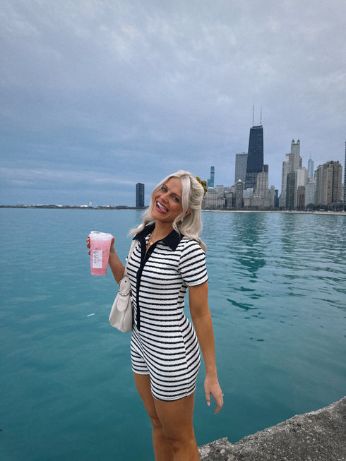 Summer Hunny Striped Romper *RESTOCKED*