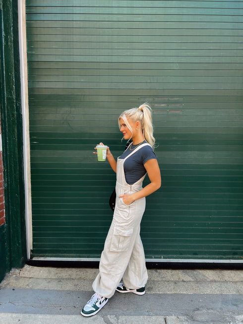 McCall Fall Overalls// Stone