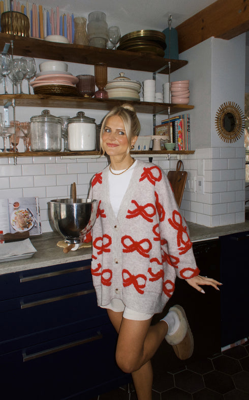 Holiday Bowmance Cardigan