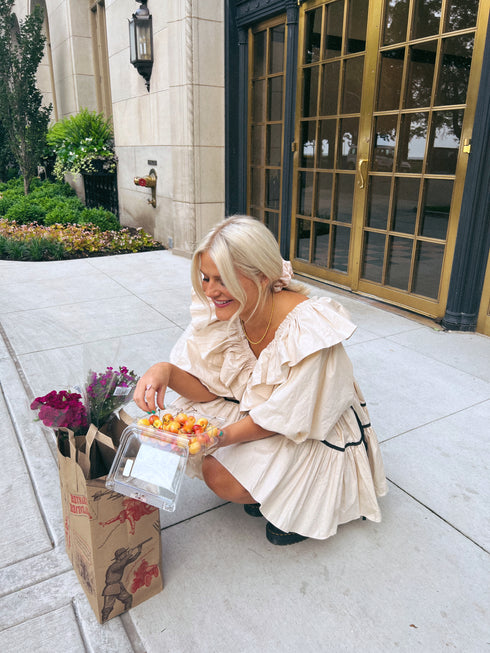 Dream Girl Dress // Cream