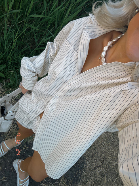 Boyish Babe Button Up