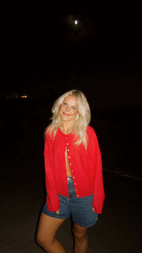 Coco Cutie Cardigan // Red *PREORDER*