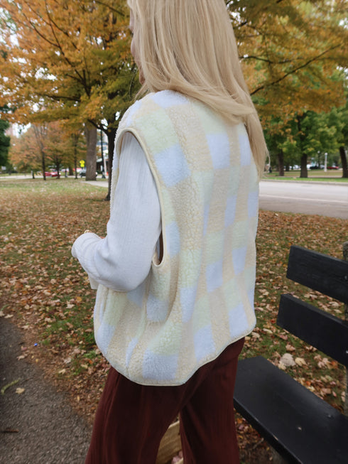 Market Mornings Vest // Cloud