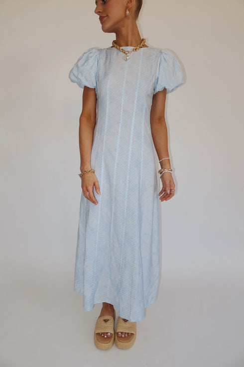 Stay Sunny Dress// Blue