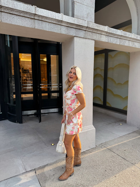 Wildflower Satin Dress