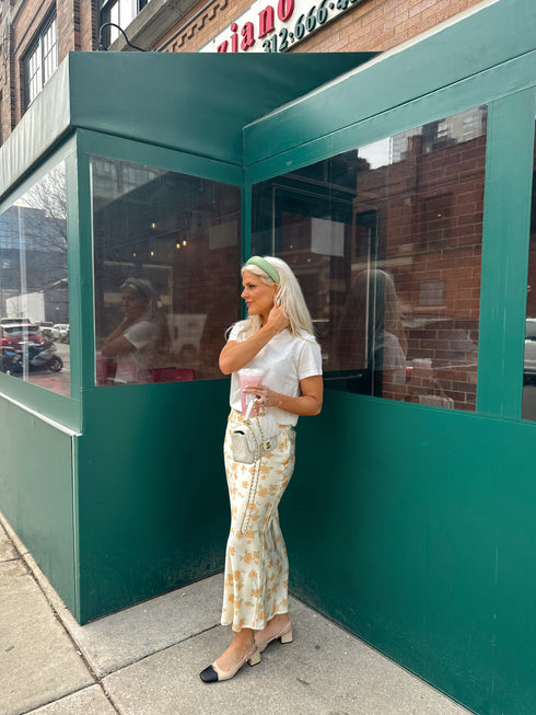 Secret Garden Satin Skirt