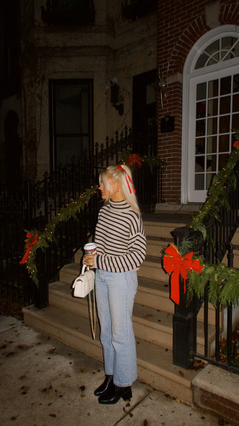 Hype Girl Striped Sweater