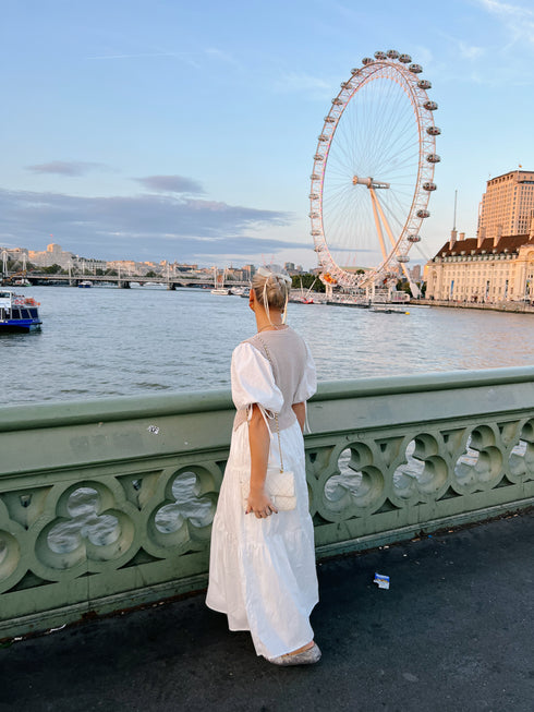 Fall in Paris Dress // White