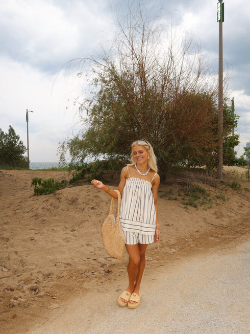 The Frankie Striped Set // Vanilla Bean