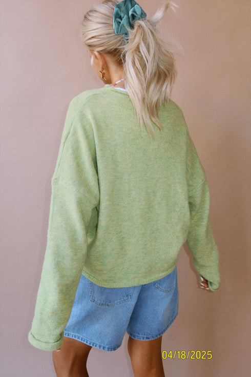 Coco Cutie Cardigan // Lime *RESTOCKED*